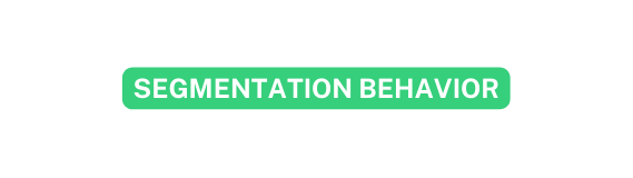 Segmentation Behavior